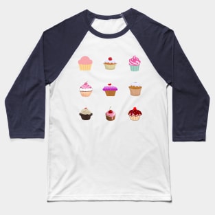 Cupcake Baseball T-Shirt